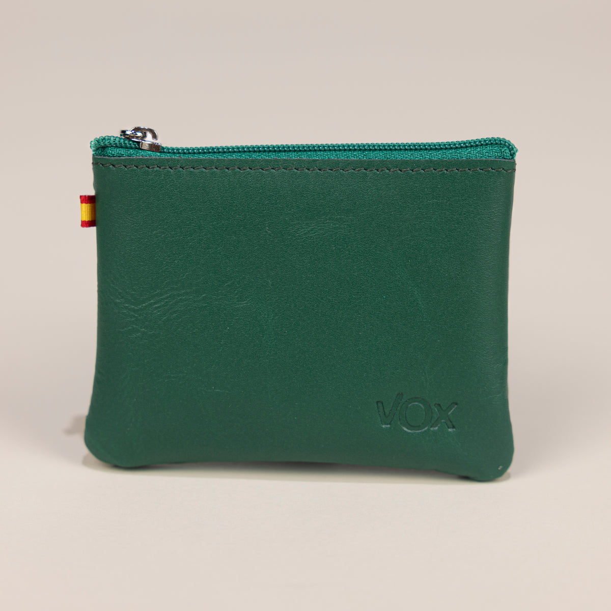 Monedero verde VOX