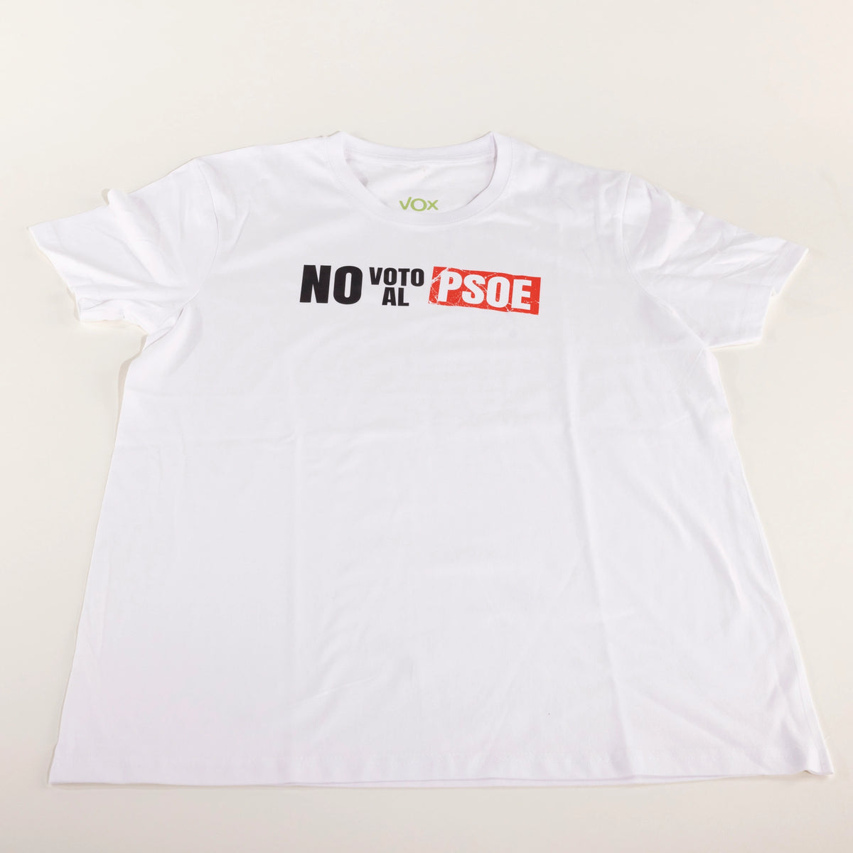 Camiseta No voto PSOE hombre