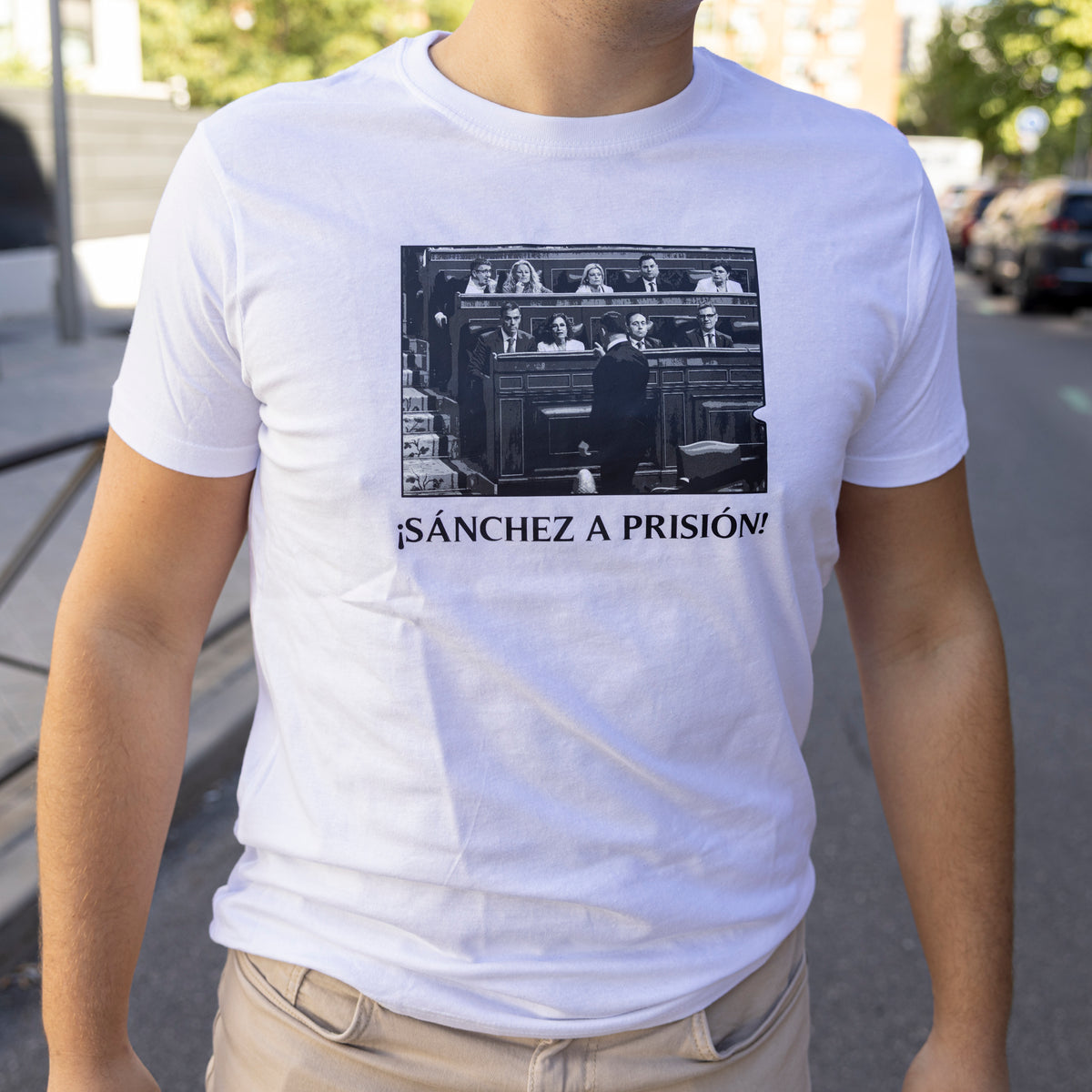 Camiseta "Sanchez a Prisión" Hombre