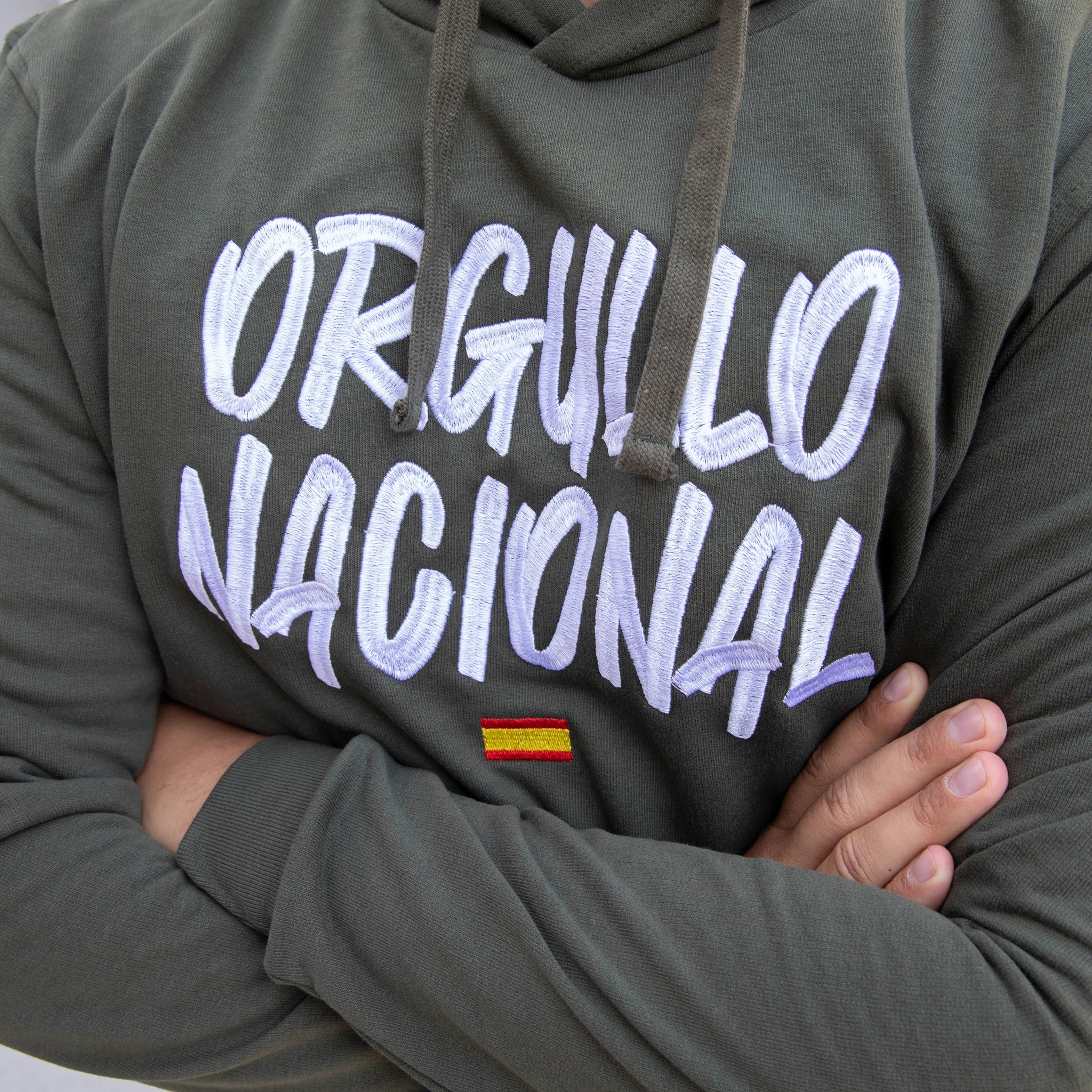 Sudadera orgullo nacional bordada